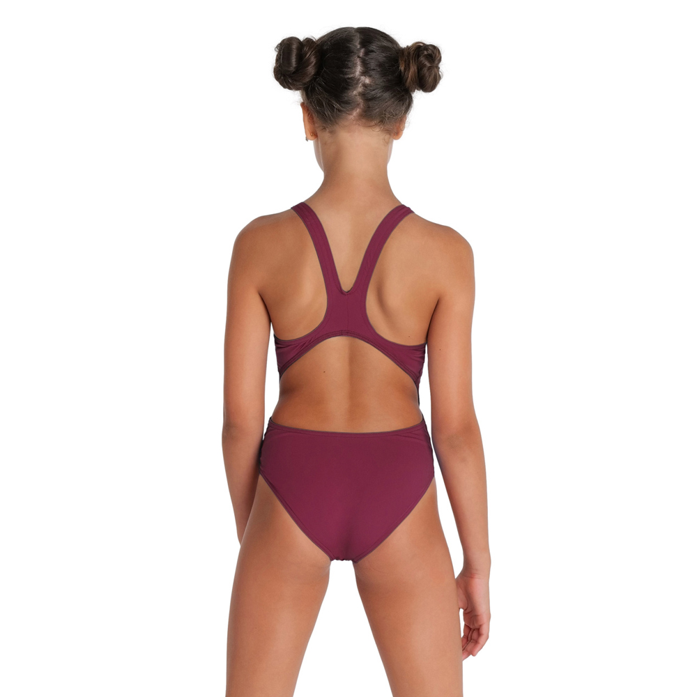 Girls' Team Solid Swim Tech Swimsuit