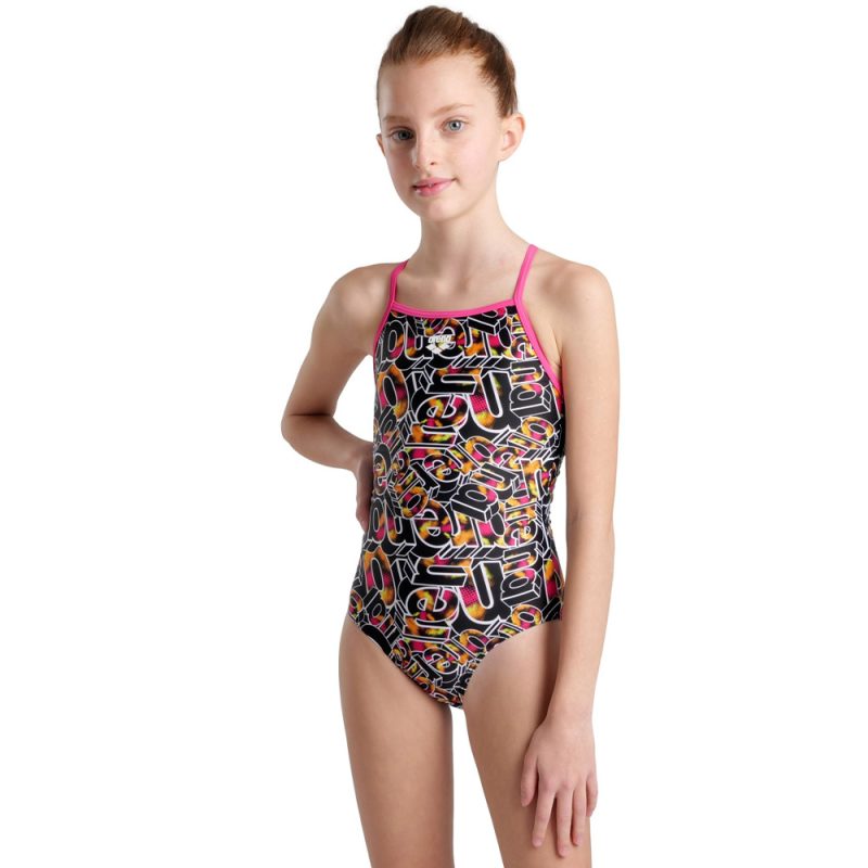 Girls' Allover Light Drop Swimsuit