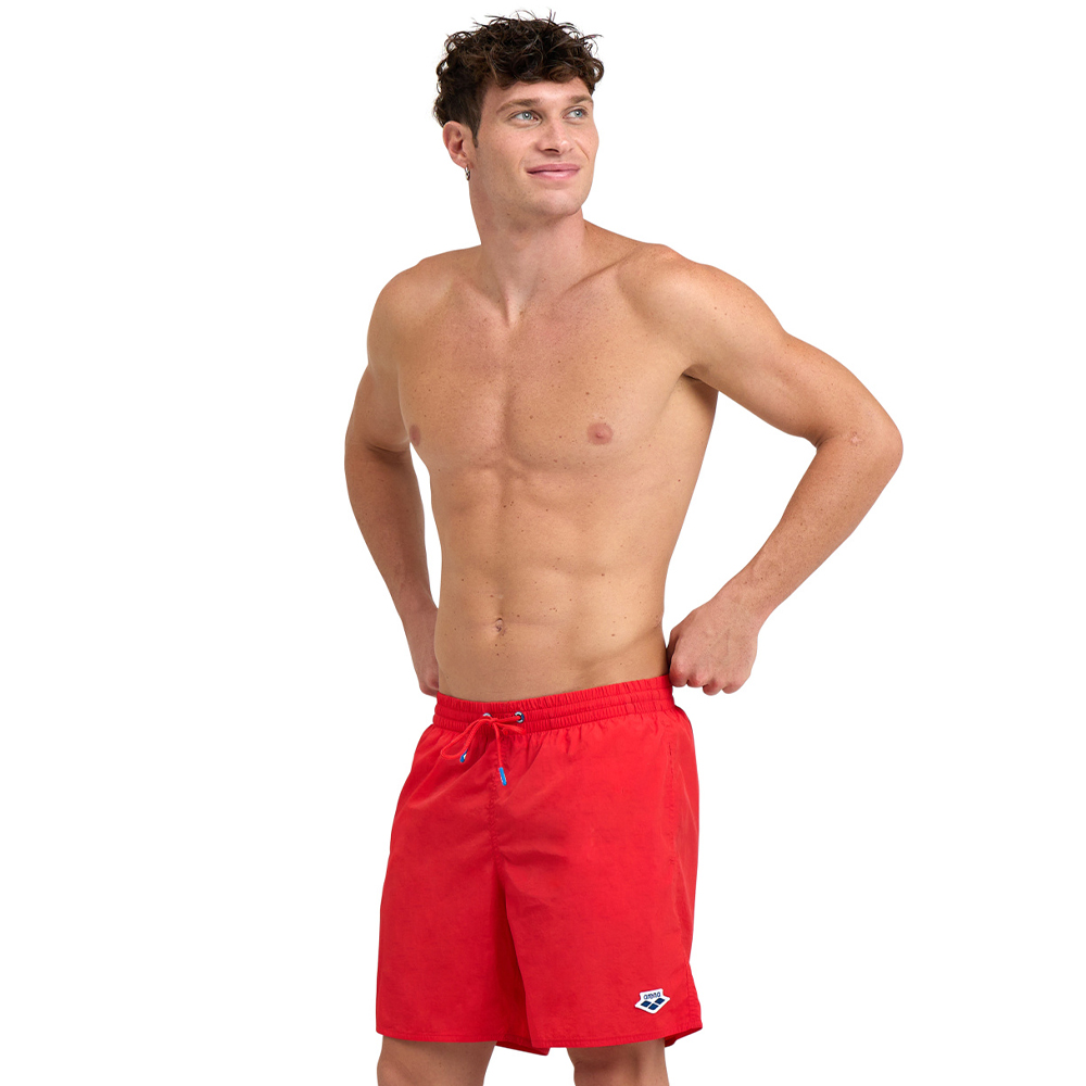 Men's Icons Solid Swim Boxers