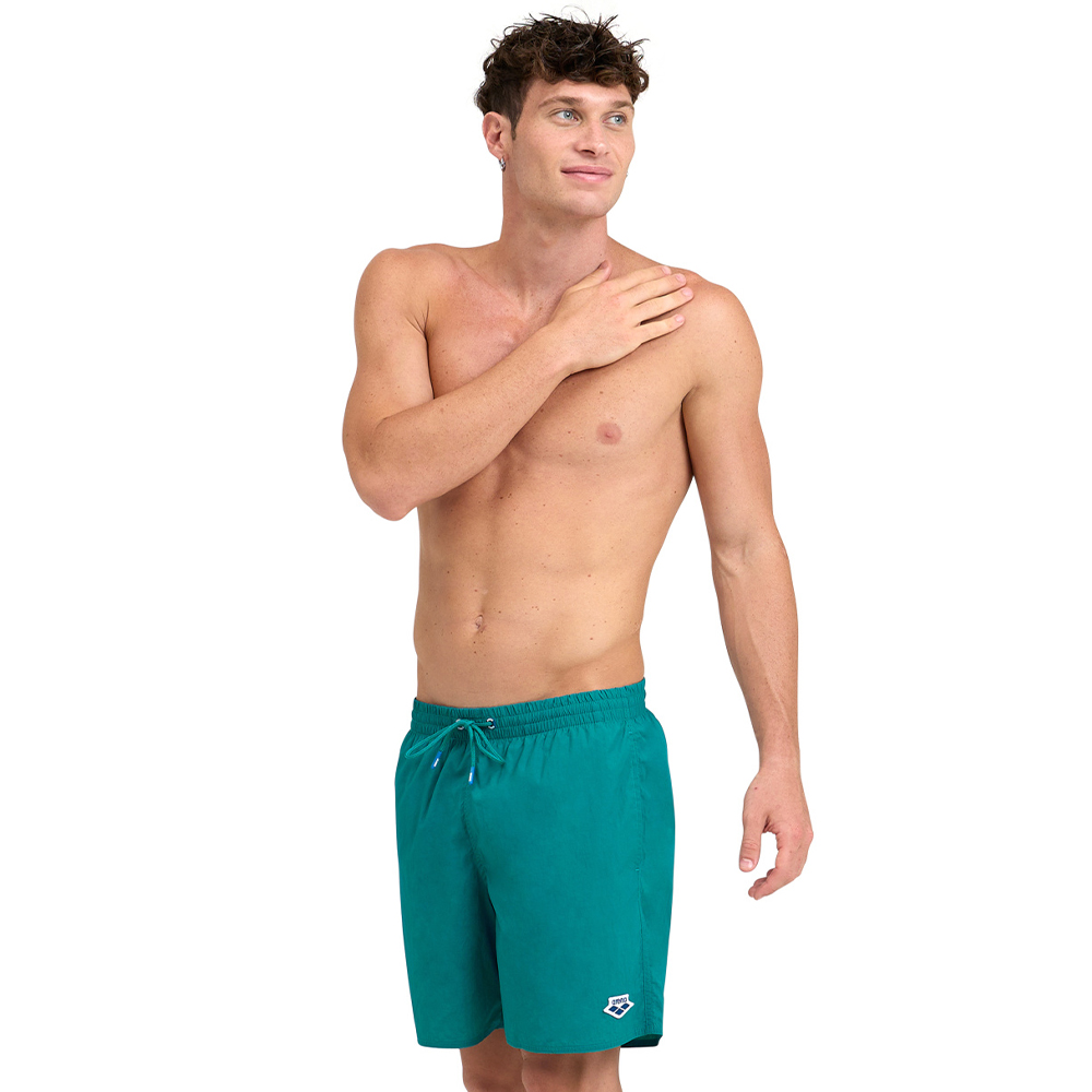 Men's Icons Solid Swim Boxers