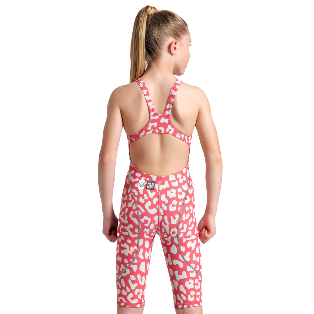 Girls' Powerskin ST Next Racesuit - Limited Edition - Leopard Geranium