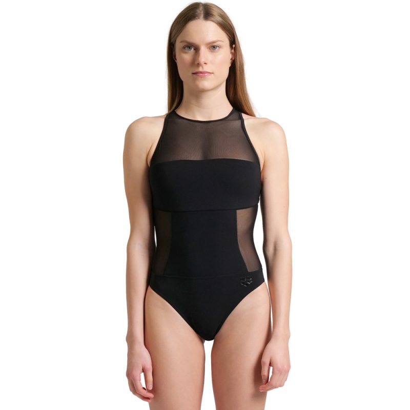 Women's Mesh Panel Swim Pro Swimsuit
