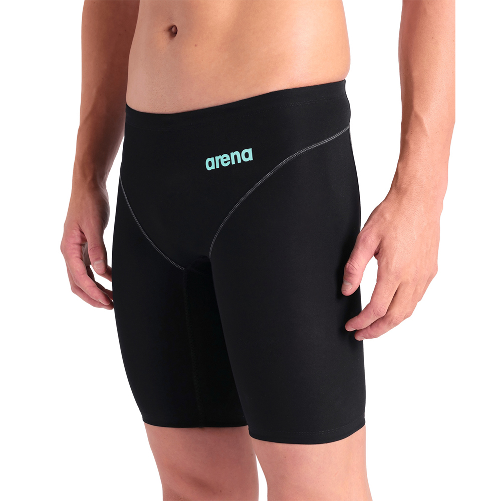 Men's Powerskin Impulso Jammer Black Teal Men's Powerskin Impulso Jammer Black Teal