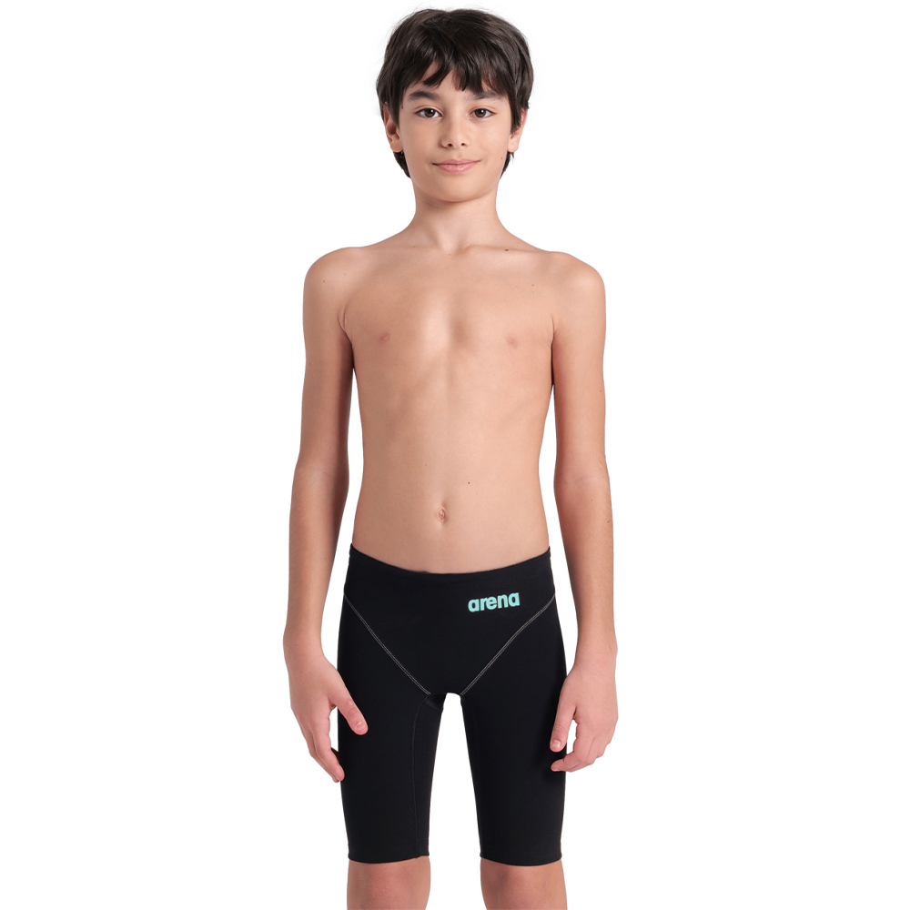 Boys' Powerskin Impulso Jammer Black Teal Boys' Powerskin Impulso Jammer Black Teal