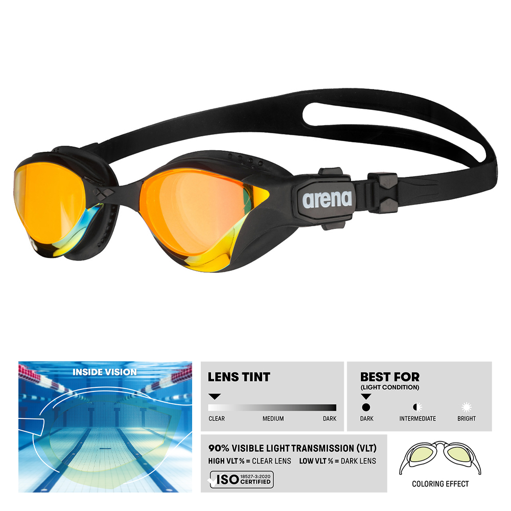 Cobra Tri Swipe Mirrored Goggles