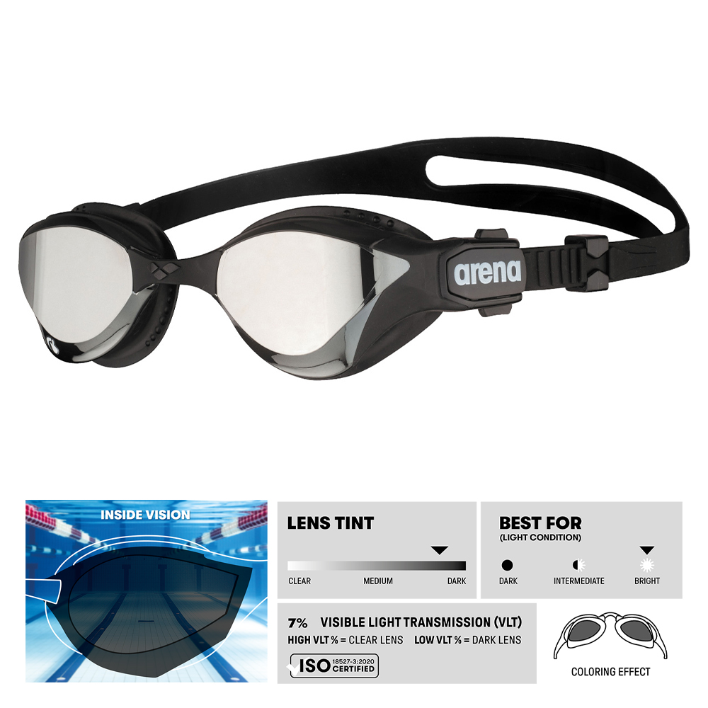 Cobra Tri Swipe Mirrored Goggles