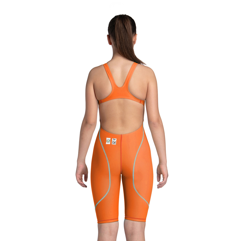 Girls' Powerskin ST Next Racesuit - Limited Edition - Orange Teal