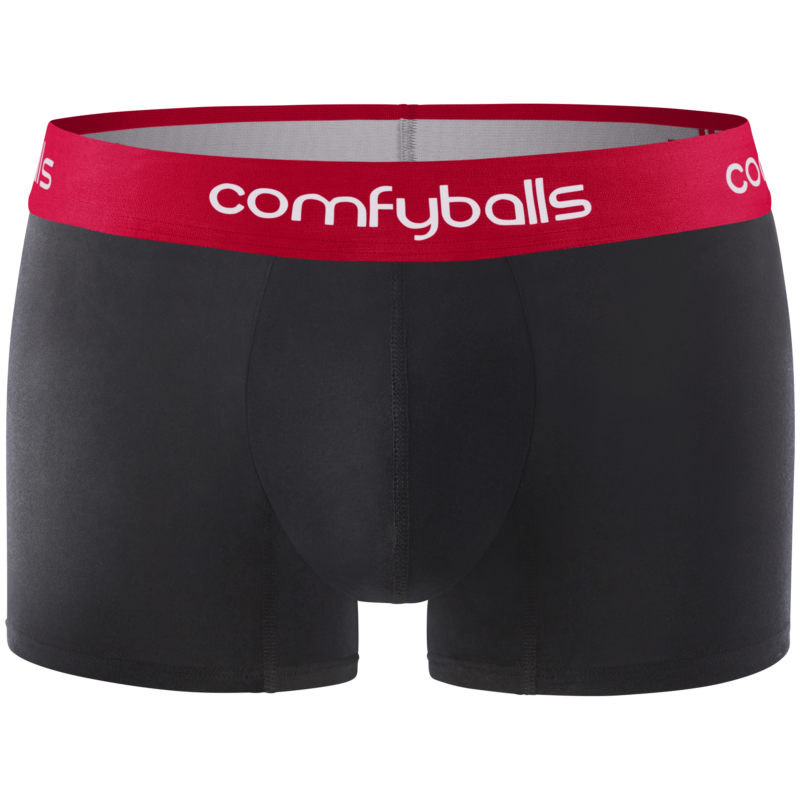 Cotton Regular Black/Red Boxer