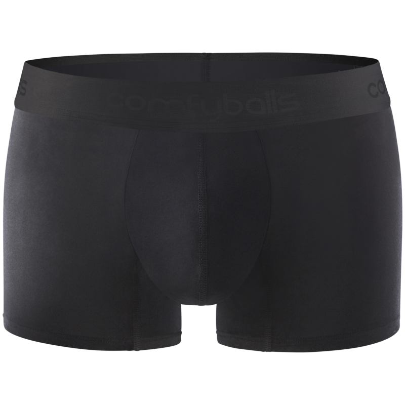 Cotton Regular Ghost Black Boxer Front