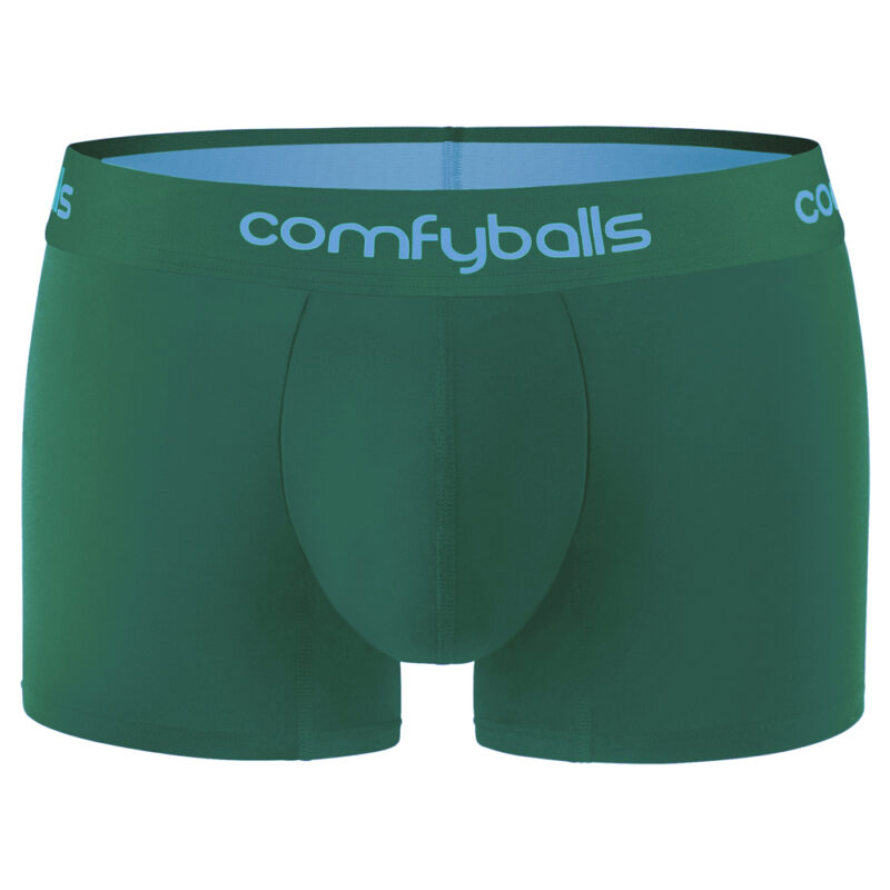 Comfyballs Cotton Regular Spruce Green Boxer Front