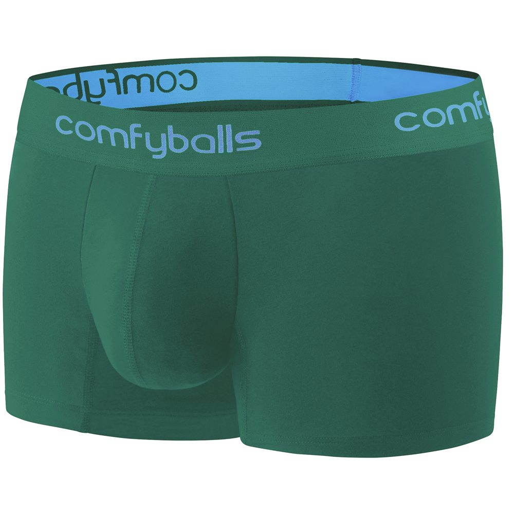 Comfyballs Cotton Regular Spruce Green Boxer Side