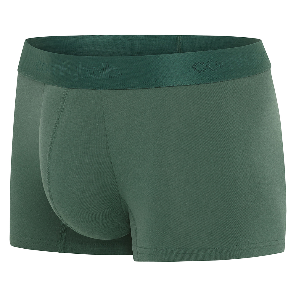 Comfyballs Cotton Regular Ghost Moss Boxer Side