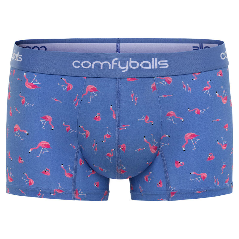 Cotton Regular Blue Flamingo Boxer