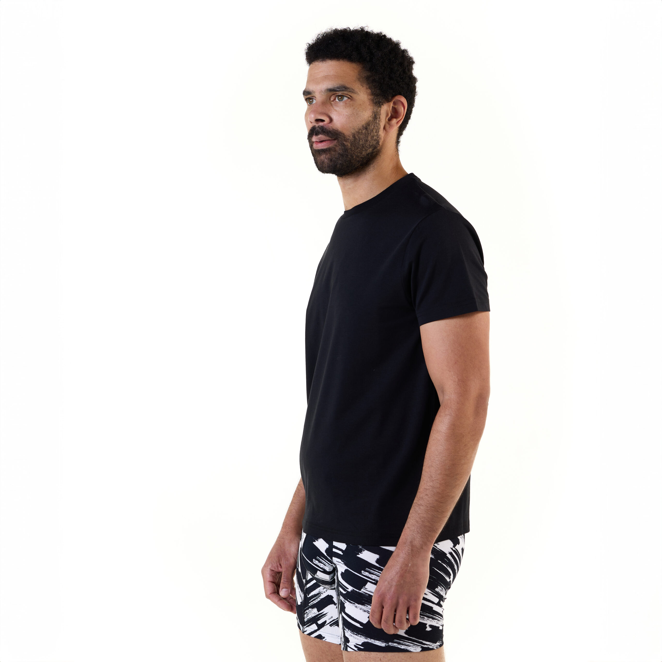 Comfycel Tee – Black Side Comfycel Tee - Black Side