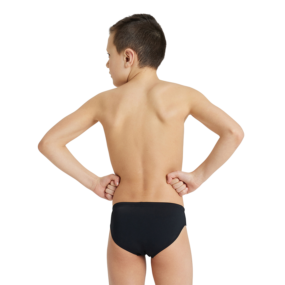 Boy's Solid Swim Briefs