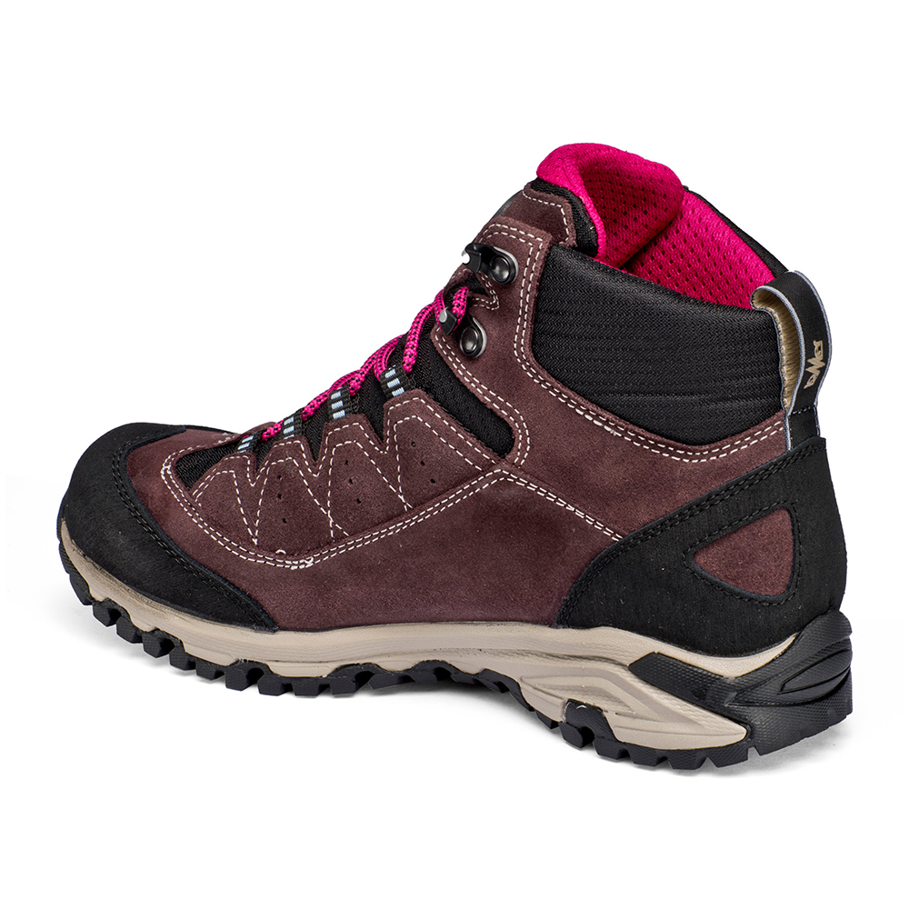 Sella High MTX Suede Borgogna Back