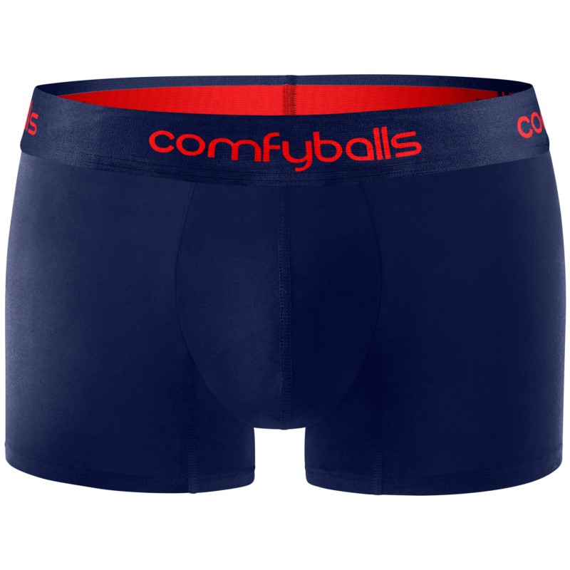 Performance Regular Navy/Red Boxer Front