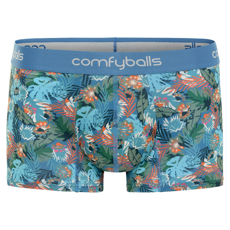 Performance Regular Boxer in Blue Jungle