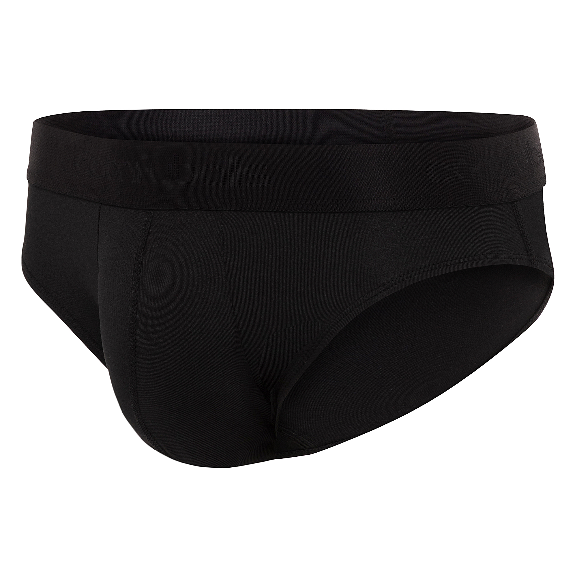 Comfyballs Performance Ghost Black Brief (2 Pack) Side
