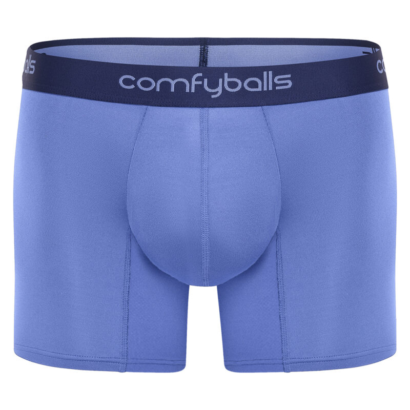 Comfyballs Performance Superlight Long Ocean Blue Boxer Front