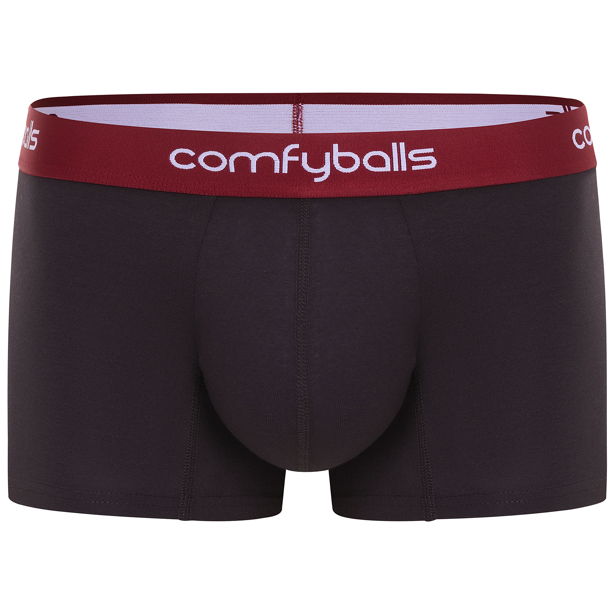 Comfycel Regular Charcoal Red Boxer Front Comfycel Regular Charcoal Red Boxer Front