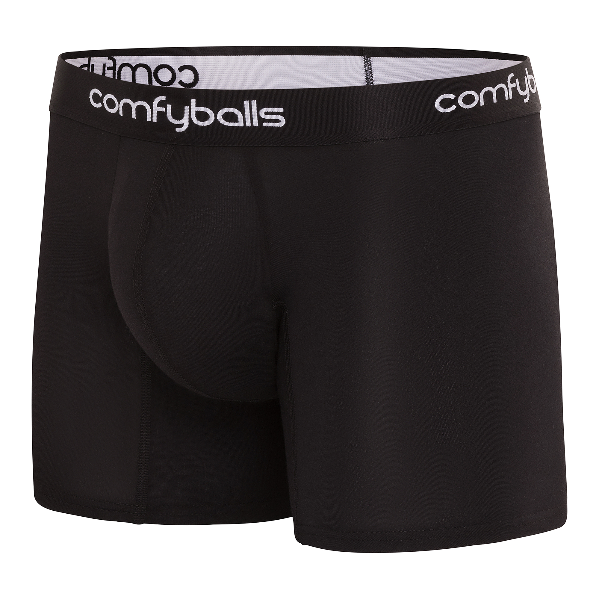 Comfycel Long Black White Boxer Side Comfycel Long Black White Boxer Side