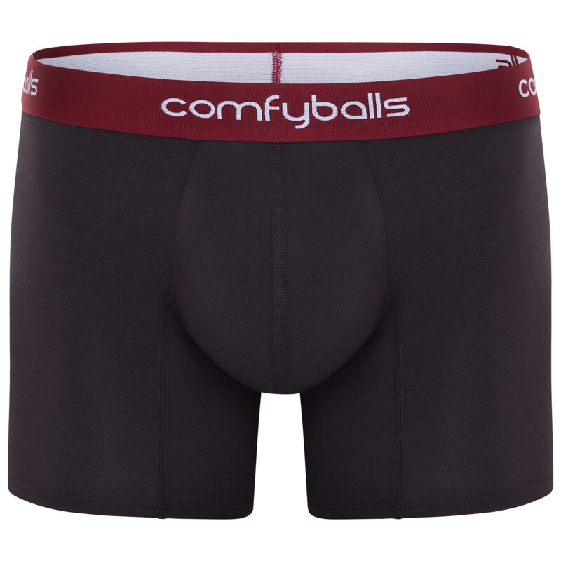 Comfycel Long Charcoal Red Boxer Front