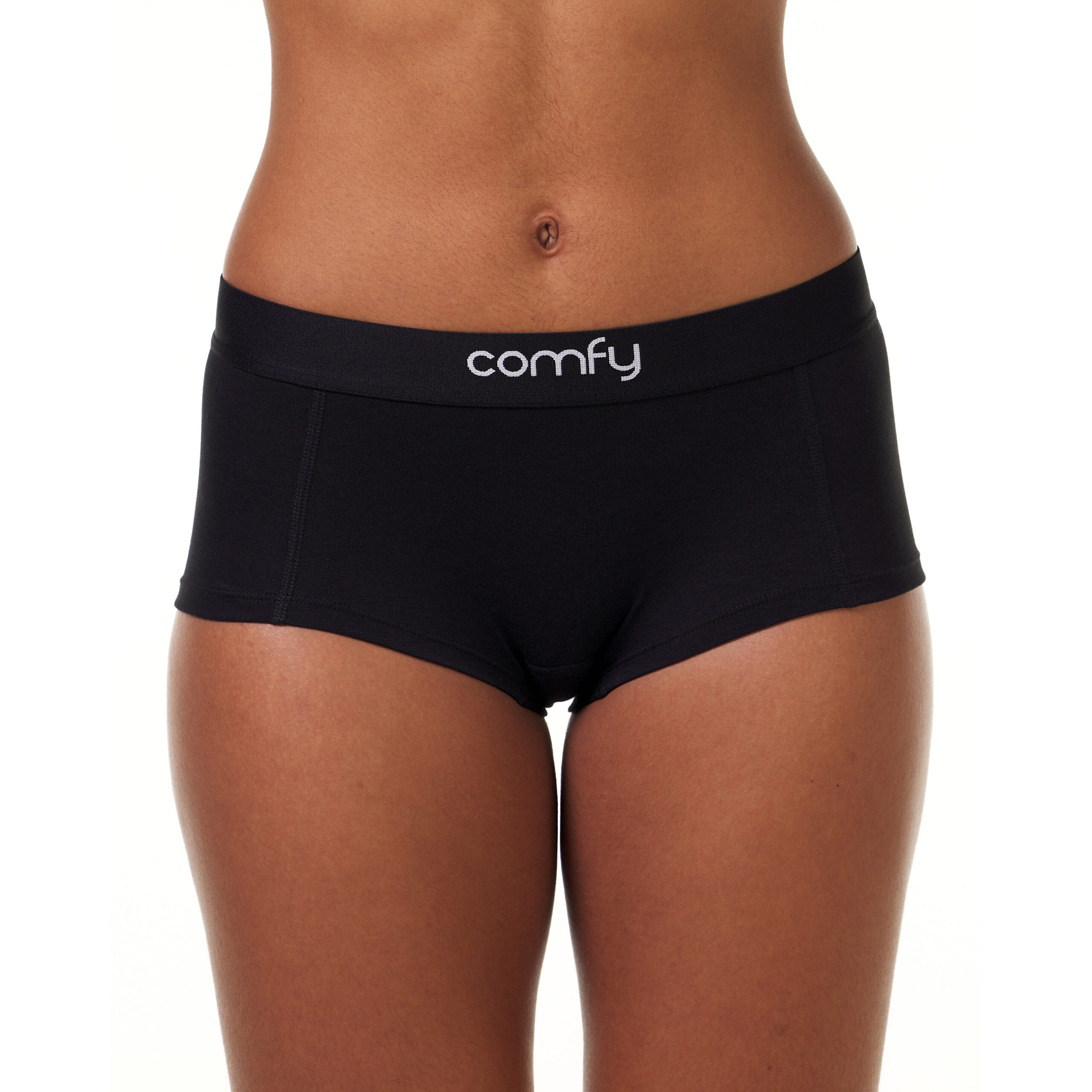 Women’s Comfycel Black Front Hipster Women's Comfycel Black Hipster Front