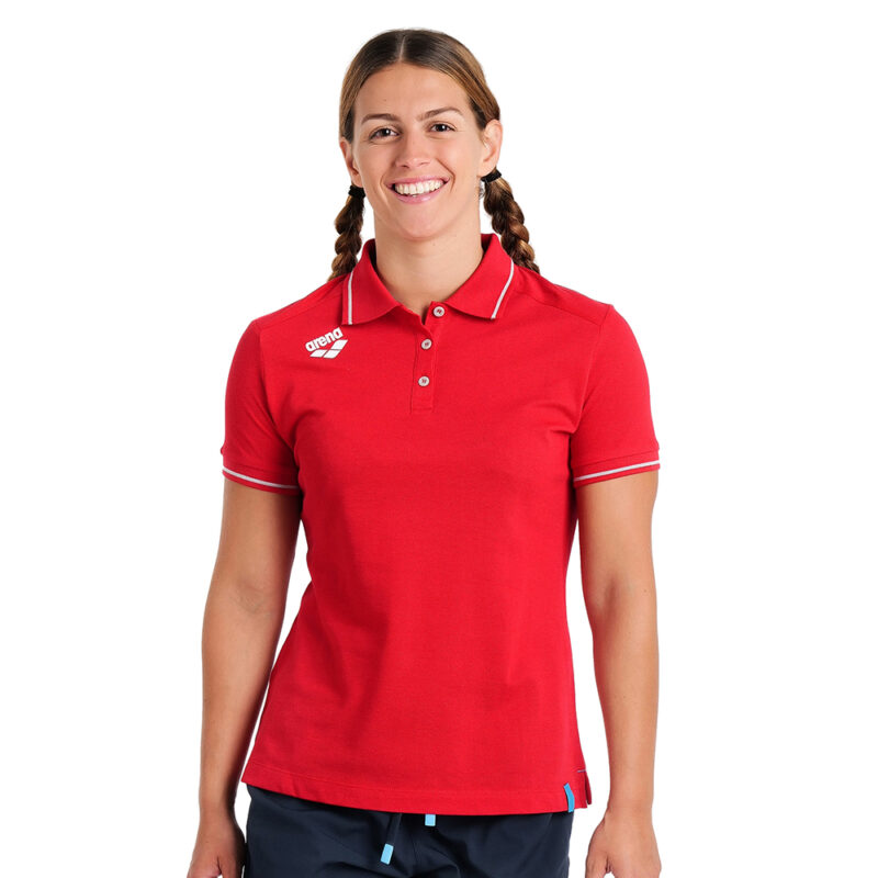 arena Women's Team Solid Cotton Polo Shirt