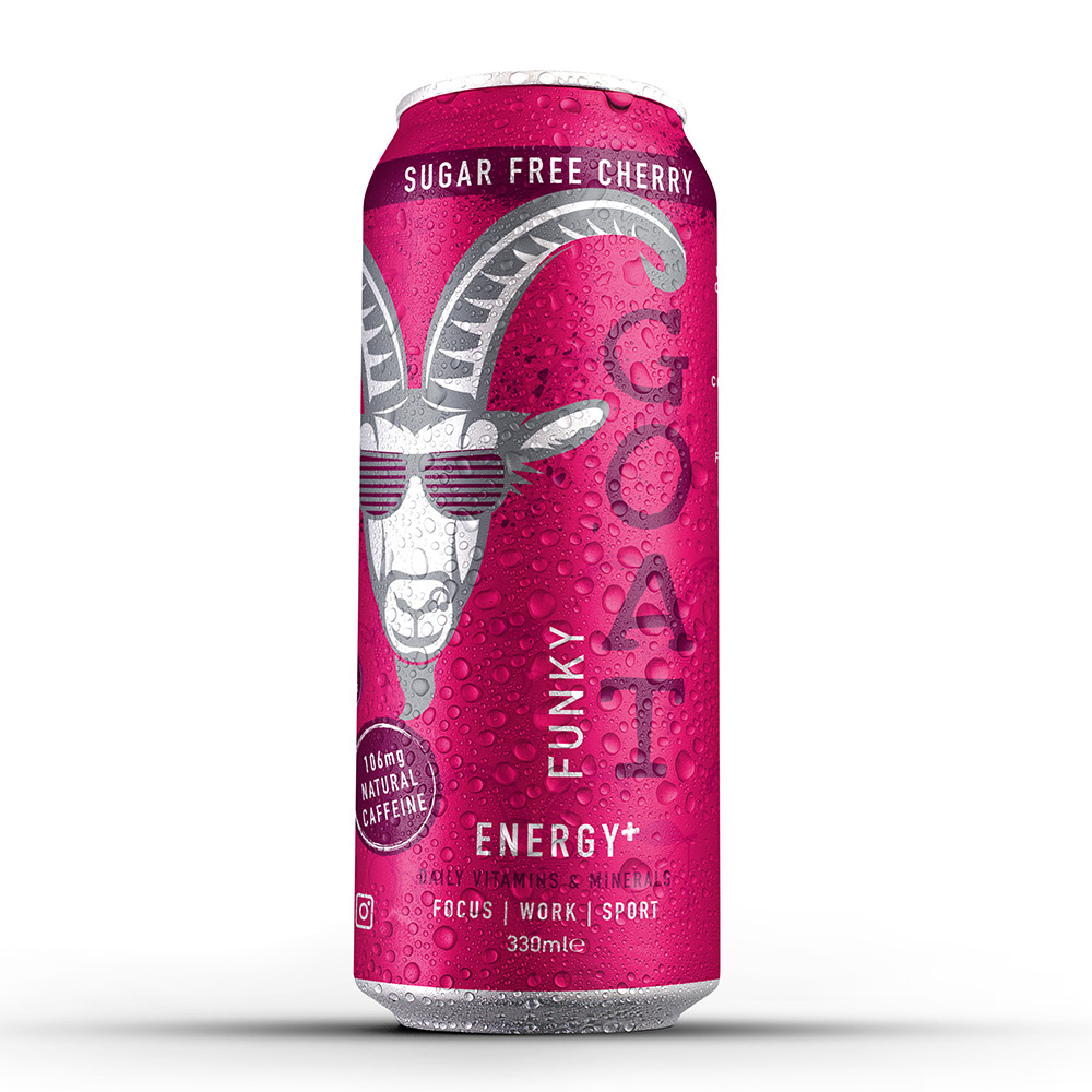 Funky Goat Sugar-Free Sour Cherry Energy Drink